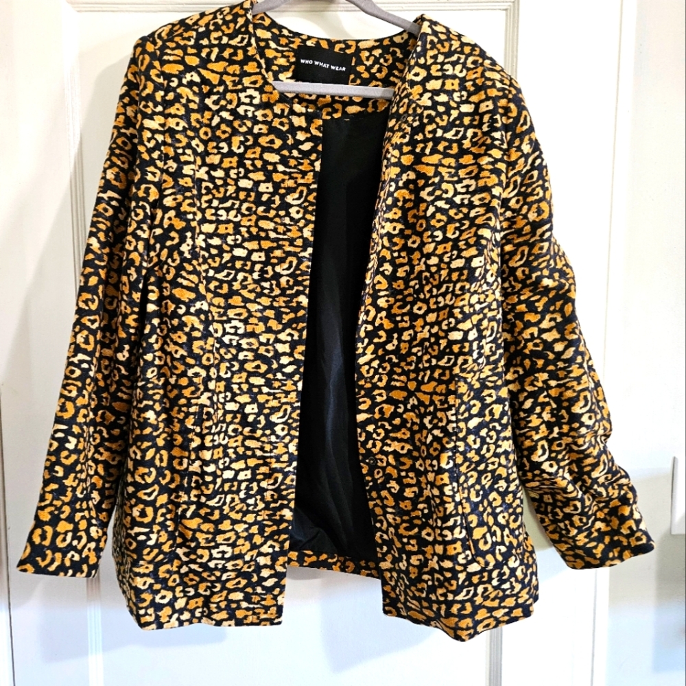 Who What Wear Leopard Jacket